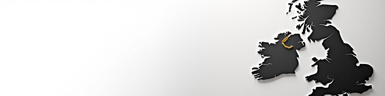 Creative map visualization of UK service area